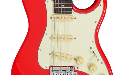 electric guitar S-style dakota red