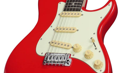 electric guitar S-style dakota red