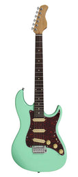 electric guitar S-style mild green