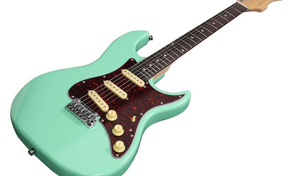 electric guitar S-style mild green