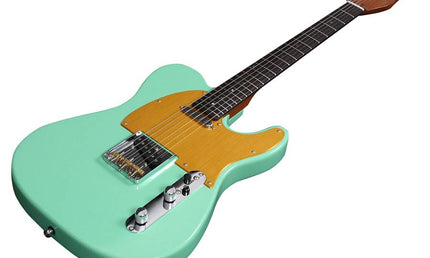 electric guitar T-style mild green