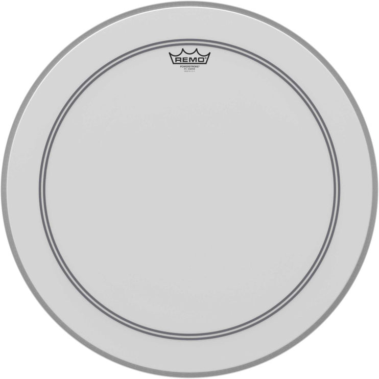 Remo - P3-1122-BP - 22" Powerstroke 3 Coated Bass Drum Head