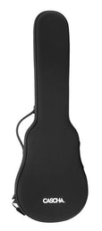 carbon fiber concert ukelele with pickup system, softcase, strap and 3 picks, black