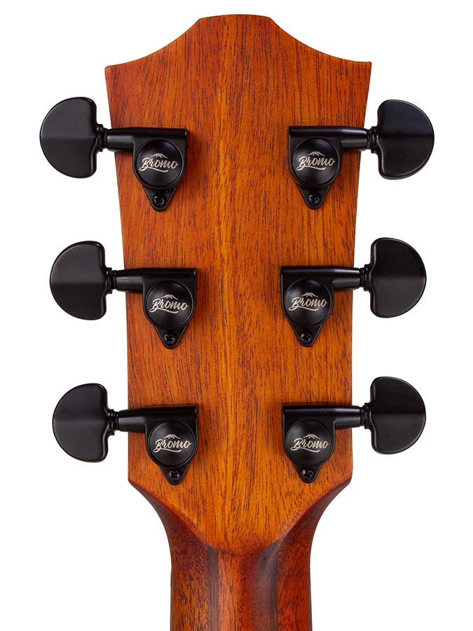 dreadnought guitar with solid mahogany top, mahogany back & sides, amara ebony fb, natural