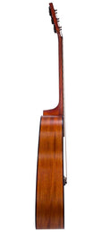 dreadnought guitar with solid mahogany top, mahogany back & sides, amara ebony fb, natural