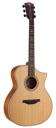 Hillside auditorium guitar, spruce top, mahogany back & sides, amara ebony fb, natural