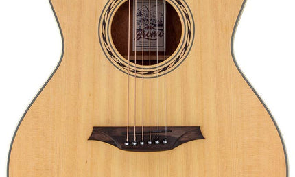 Hillside auditorium guitar, spruce top, mahogany back & sides, amara ebony fb, natural