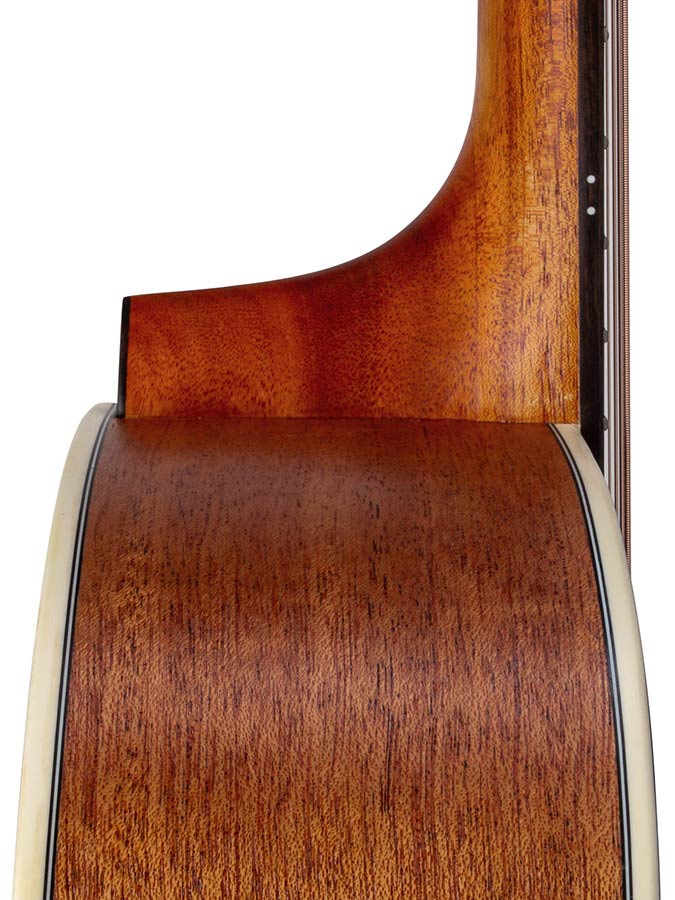 Hillside auditorium guitar, spruce top, mahogany back & sides, amara ebony fb, natural