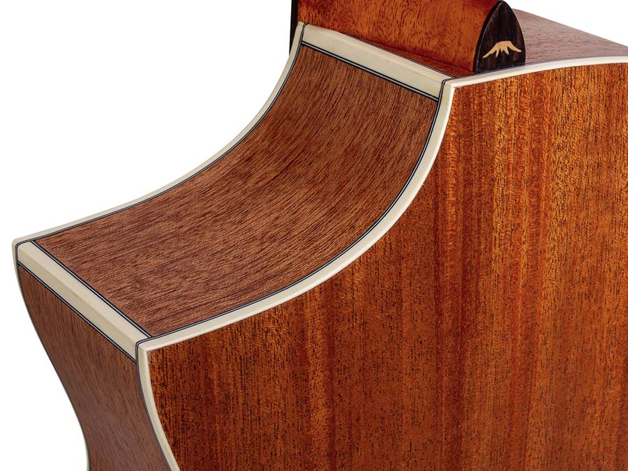 Hillside auditorium guitar, spruce top, mahogany back & sides, amara ebony fb, natural