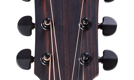 Hillside auditorium guitar, spruce top, mahogany back & sides, amara ebony fb, cutaway +EQ, natural