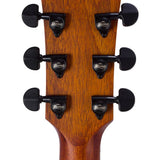 Hillside auditorium guitar, spruce top, mahogany back & sides, amara ebony fb, cutaway +EQ, natural