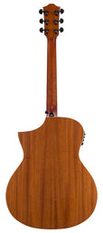 Hillside auditorium guitar, spruce top, mahogany back & sides, amara ebony fb, cutaway +EQ, natural