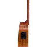 Hillside auditorium guitar, spruce top, mahogany back & sides, amara ebony fb, cutaway +EQ, natural