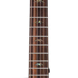 Hillside auditorium guitar with solid spruce top, mahogany b&s, cutaway, amara ebony fb, natural