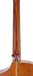 Hillside auditorium guitar with solid spruce top, mahogany b&s, cutaway, amara ebony fb, natural