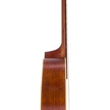 Hillside auditorium guitar with solid spruce top, mahogany b&s, cutaway, amara ebony fb, natural