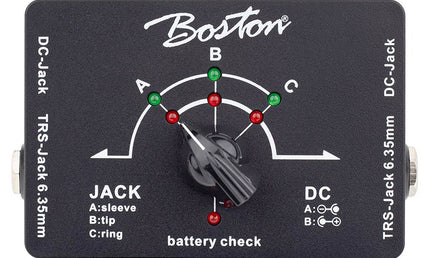 cable tester for 6.3mm jack TRS and DC cables