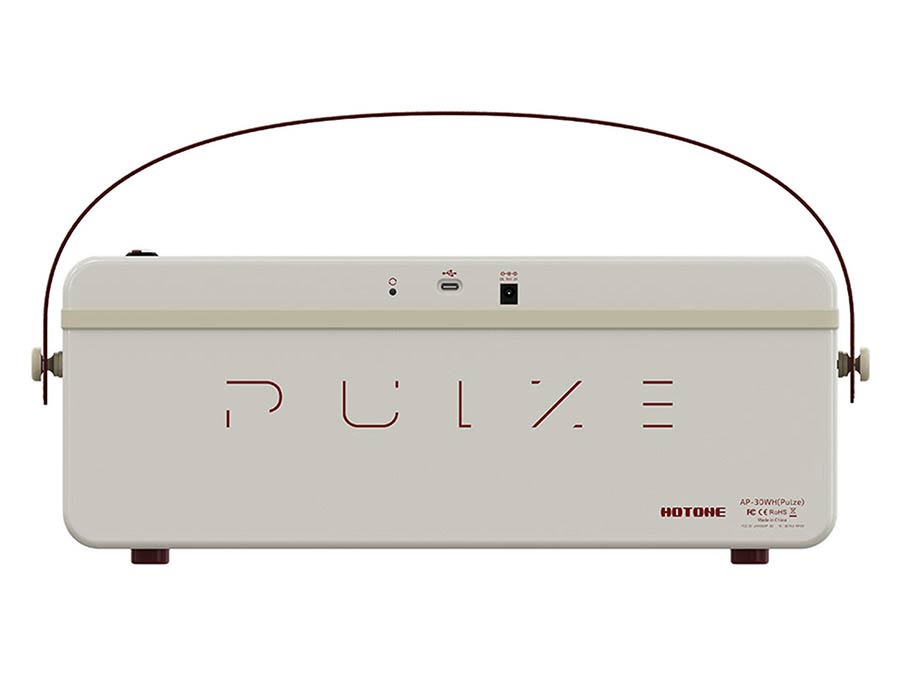HoTone - AP-30WH - Bluetooth Digital Modeling Amplifier PULZE, touch screen, 2x 3 – 30W, White