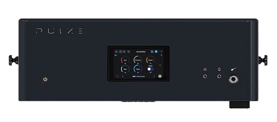 Bluetooth digital modeling amplifier PULZE with touch screen, 2x 3.5" speakers, 30W, black