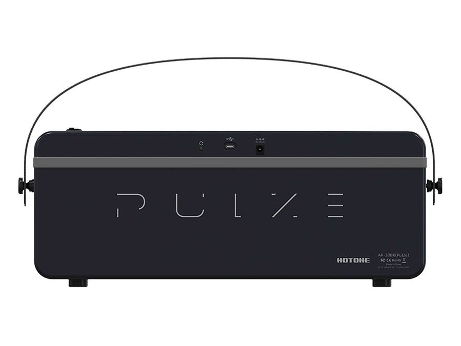 HoTone - AP-30BK - Bluetooth Digital Modeling Amplifier PULZE, Touch Screen, 2x 3 – 30W, Black