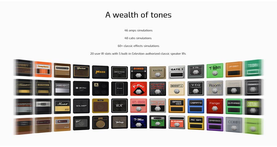 HoTone - AP-30BK - Bluetooth Digital Modeling Amplifier PULZE, Touch Screen, 2x 3 – 30W, Black
