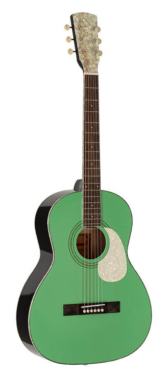 Richwood - HSP-55-GN - parlor guitar with solid spruce top – Mint Green
