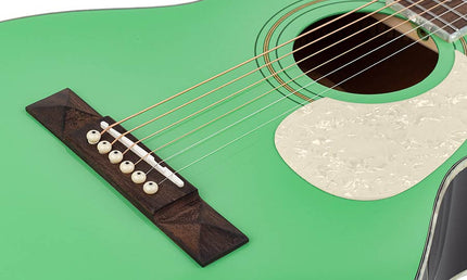 Richwood - Hsp-55-Gn - Parlor Guitar With Solid Spruce Top – Mint Green
