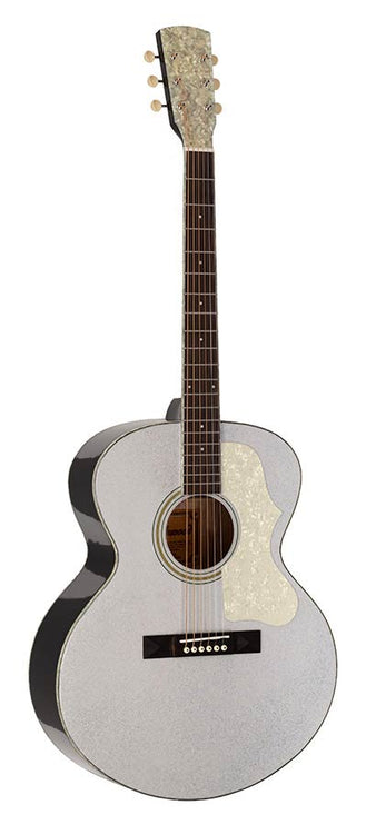 Richwood - HSJ-55-GS - jumbo guitar with solid spruce top – Top, Silver