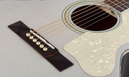 Richwood - Hsj-55-Gs - Jumbo Guitar With Solid Spruce Top – Top, Silver