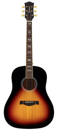 Richwood - Hsds-42-Sb - Dreadnought Guitar With Solid Spruce Top – Top, Sunburst