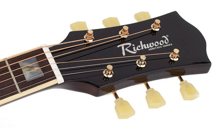 Richwood - Hsds-42-Sb - Dreadnought Guitar With Solid Spruce Top – Top, Sunburst