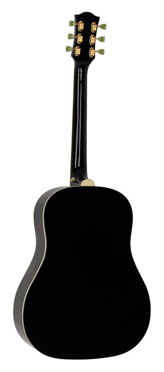 Richwood - Hsds-42-Bk - Dreadnought Guitar With Solid Spruce Top – Top, Black