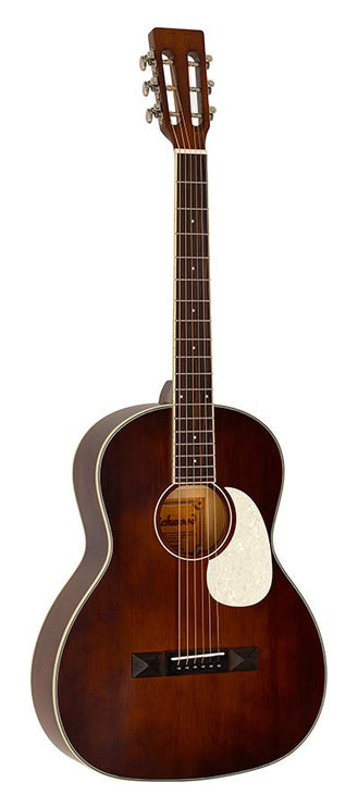 Richwood - HSP-35-MBR - parlor guitar with solid cedar top – Trans Brown