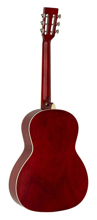 Richwood - Hsp-35-Mrd - Parlor Guitar With Solid Cedar Top – Trans Red