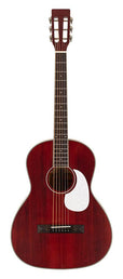 Richwood - Hsp-35-Mrd - Parlor Guitar With Solid Cedar Top – Trans Red