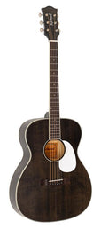 Richwood - HSA-35-MBK - auditorium guitar with solid cedar top – Trans Black