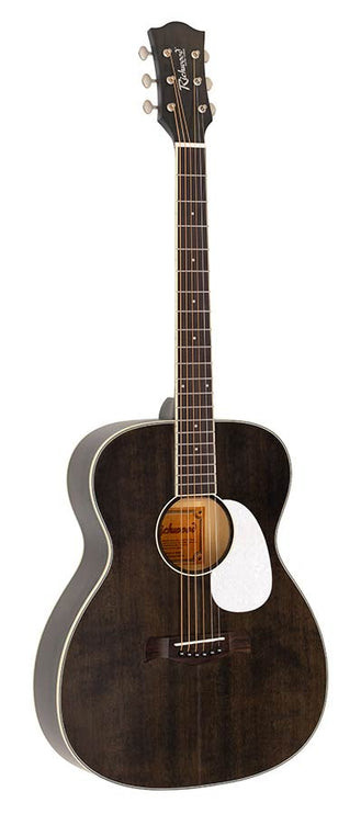 Richwood - HSA-35-MBK - auditorium guitar with solid cedar top – Trans Black