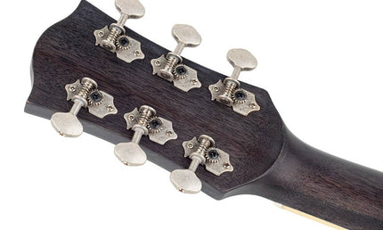 Richwood - Hsa-35-Mbk - Auditorium Guitar With Solid Cedar Top – Trans Black