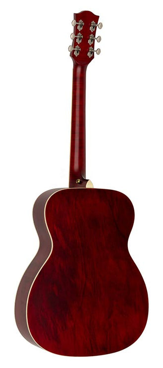 Richwood - Hsa-35-Mrd - Auditorium Guitar With Solid Cedar Top – Trans Red