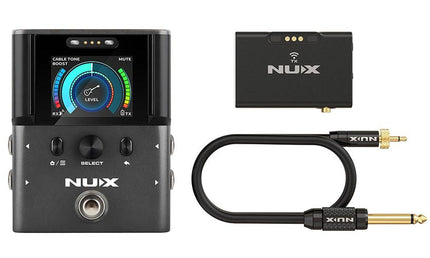 2.4 GHz professional wireless system for instruments, pedal (rx) and beltpack (tx)