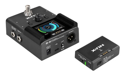 2.4 GHz professional wireless system for instruments, pedal (rx) and beltpack (tx)