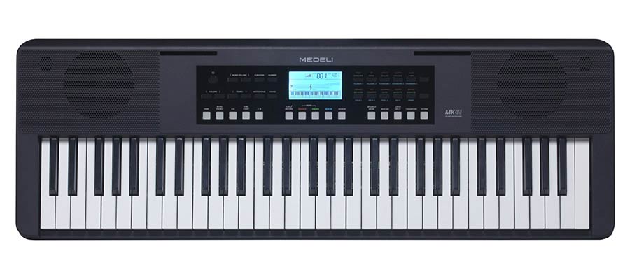 elementary keyboard, 61 touch sensitive keys (PSTK), 2 x 2,5 watt