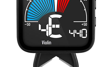 chromatic clip tuner (also violin, viola, cello, double bass), metronome and tone generator