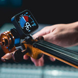 Cherub - WMT-665V - Rechargeable Chromatic Clip Tuner Violin - Viola - Cello - Double Bass