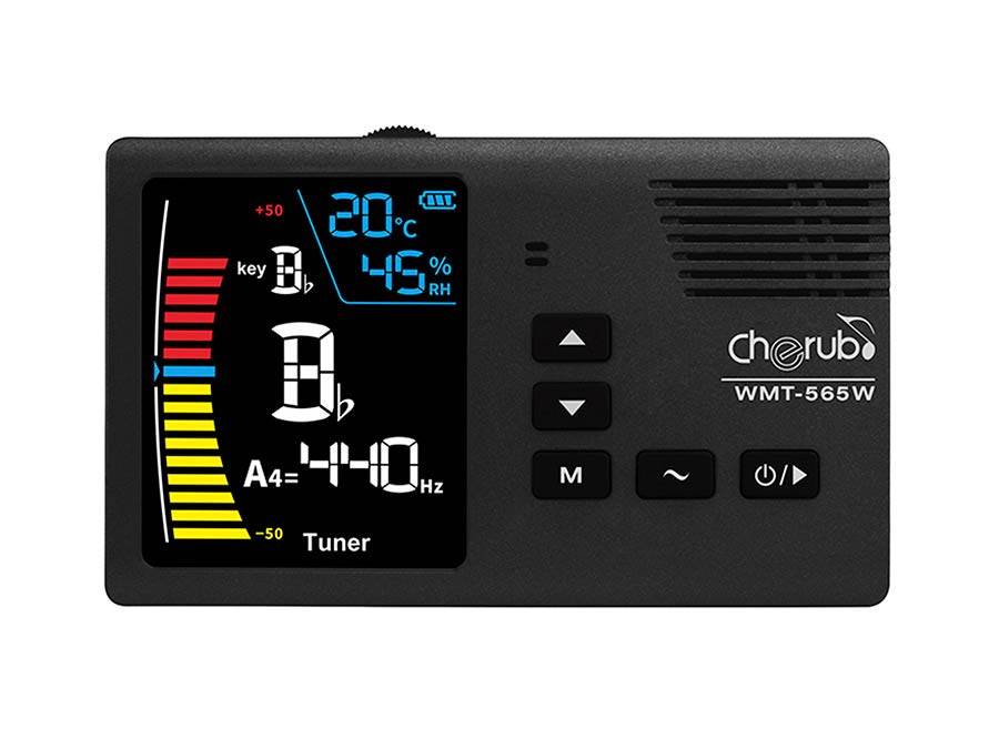 Cherub - WMT565W - rechargeable desktop 4-in-1 wind instrument tuner