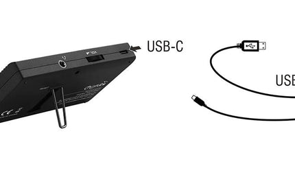 rechargeable desktop 4-in-1 wind instrument tuner, tuning C, F, Bb, Eb