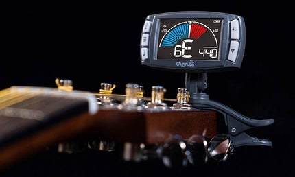 rechargeable 3 in 1 metronome-tuner with tone generator, tap tempo and four metronome voices