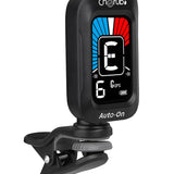 Cherub - WST-645 - Rechargeable Chromatic Auto-On Tuner (also G+B+U)
