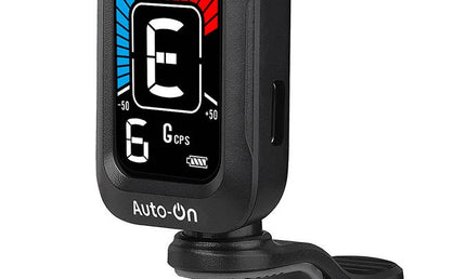 rechargeable chromatic auto-on tuner (also G+B+U)