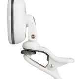 Cherub - WST-675/WH - Rechargeable Chromatic Auto-On Tuner (also G+B+U), White